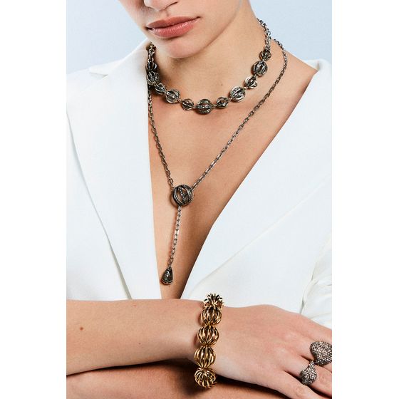 Kit De Colares Orbe Prata Boho
